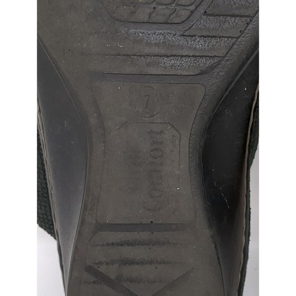 FINN Women's Size US 9.5 UK 7 Cremona Black Leather Slide Adjustable Sandals VTG - Picture 10 of 10